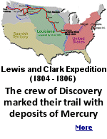 William Clark's signature in the rock at Pompey's Pillar in Montana isn't the only evidence of the expedition, they left a trail of heavy-metal laxatives. 